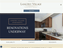 Tablet Screenshot of langtryvillage.com